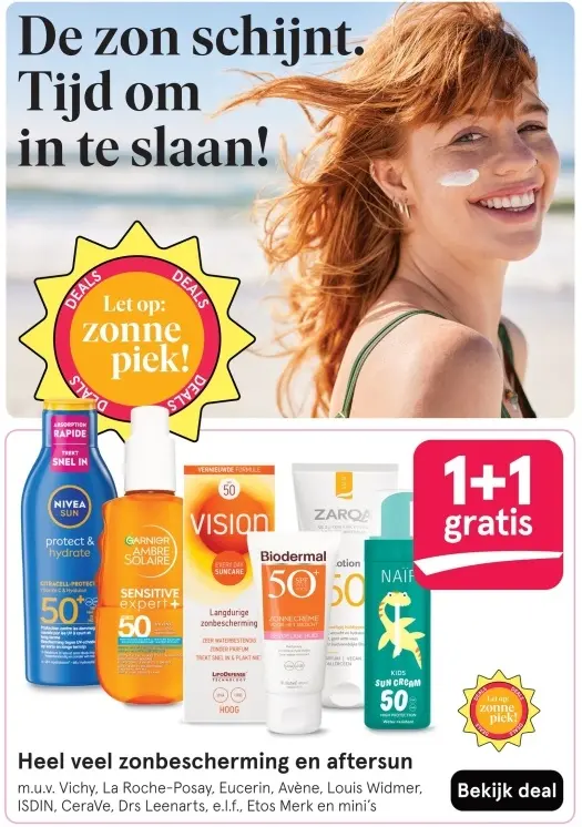 Aanbieding: Zonbescherming en aftersun