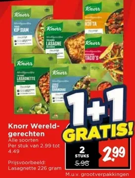 Aanbieding: Knorr Wereldgerechten