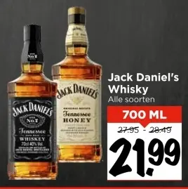 Aanbieding: Jack Daniel's Whisky