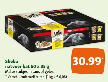 Aanbieding: Sheba natvoer kat