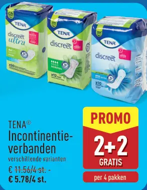 Promotie: Incontinentieverbanden