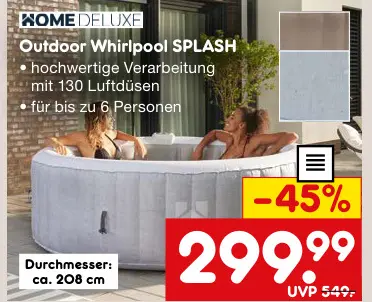 Aanbieding: Outdoor Whirlpool SPLASH