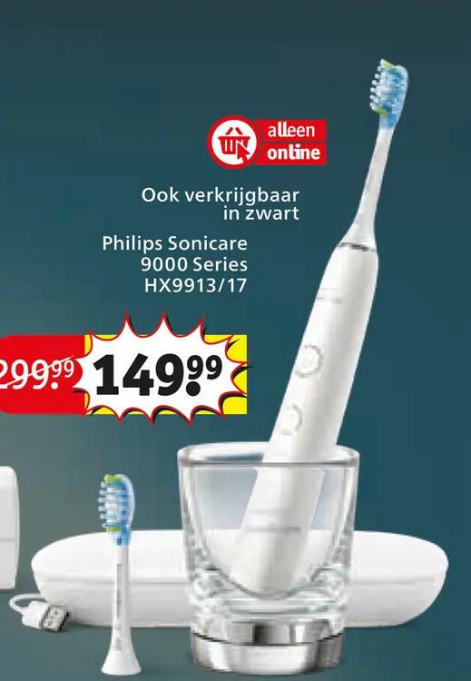 Promotie: Sonicare 9000 Series HX9913/17