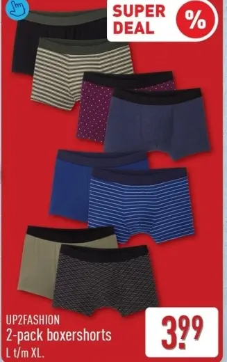 Aanbieding: boxershorts