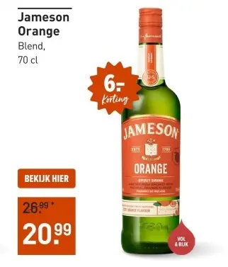 Aanbieding: Jameson Orange