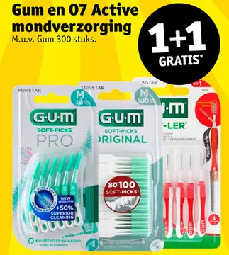 Aanbieding: Gum en 07 Active mondverzorging
