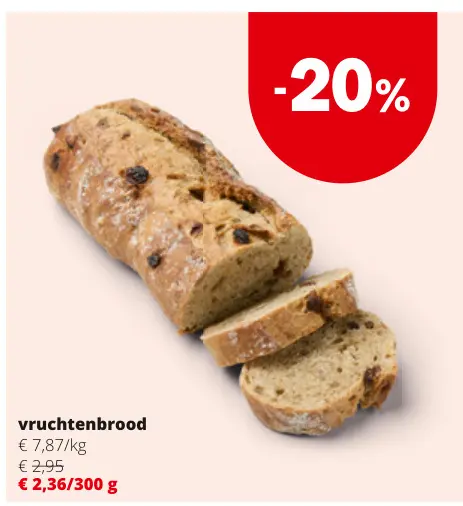 Promotie: Vruchtenbrood