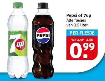 Aanbieding: Pepsi of 7up