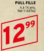 Offre: Pull fille