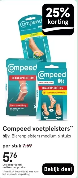 Aanbieding: Compeed voetpleisters