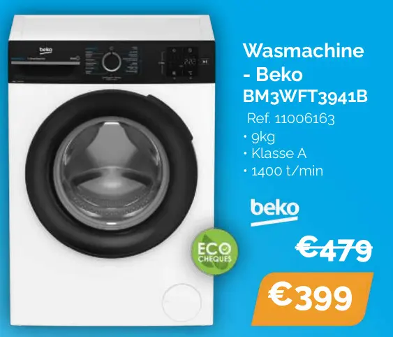 Promotie: Wasmachine