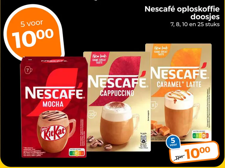 Aanbieding: Nescafé oploskoffie