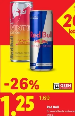 Aanbieding: Energy drink