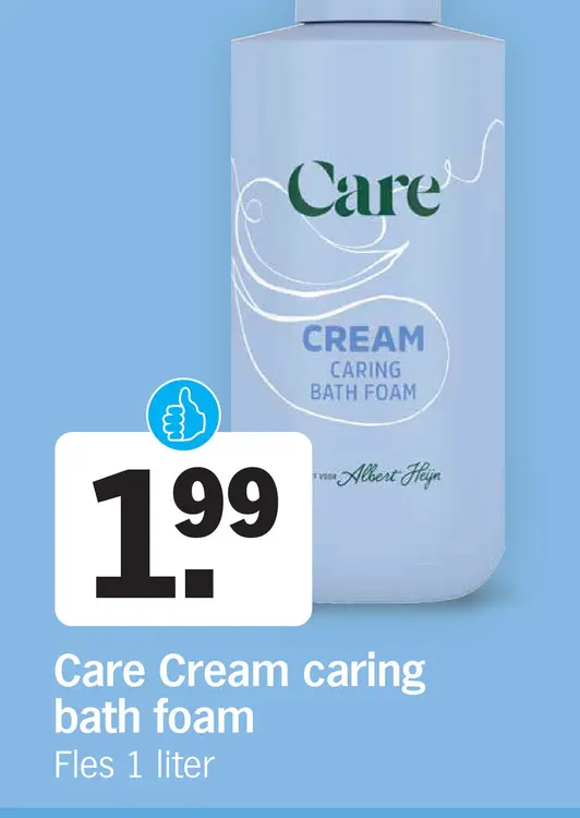 Aanbieding: Care Cream caring bath foam