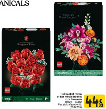 Aanbieding: Het boeket rozen of het mooie boeket roze bloemen