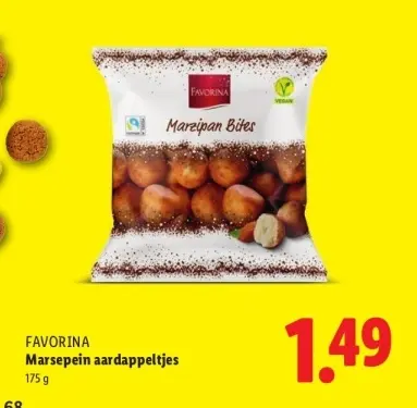 Aanbieding: Marsepein aardappeltjes