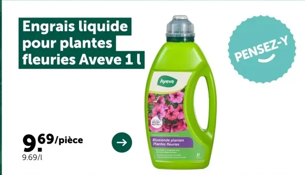 Offre: Engrais liquide pour plantes fleuries