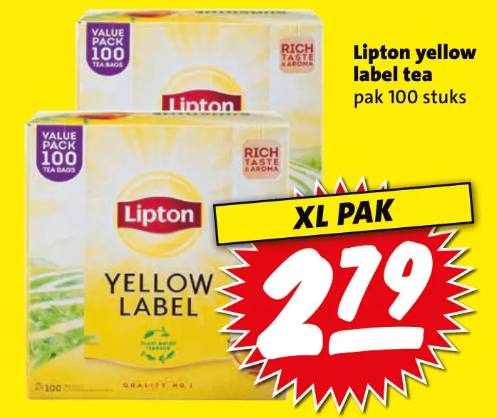 Aanbieding: Lipton yellow label tea