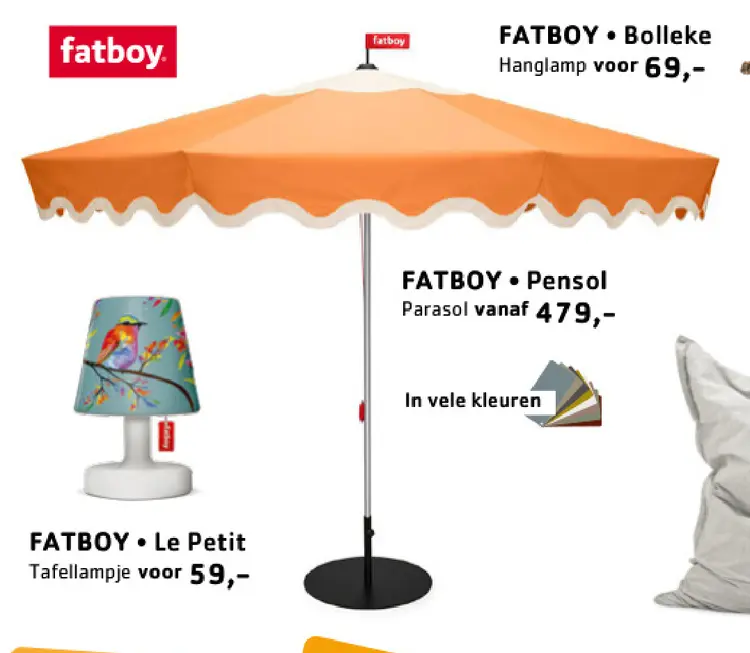 Promotie: FATBOY Pensol Parasol