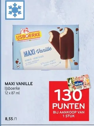 Promotie: MAXI Vanille