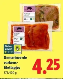 Aanbieding: Gemarineerde varkensfiletlapjes