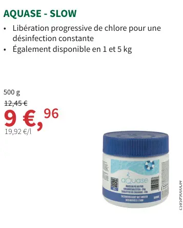 Offre: Aquase - slow