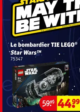 Offre: Le bombardier TIE LEGO® Star Wars™