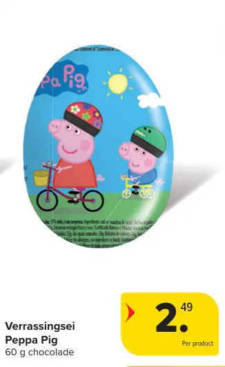 Promotie: Verrassingsei Peppa Pig