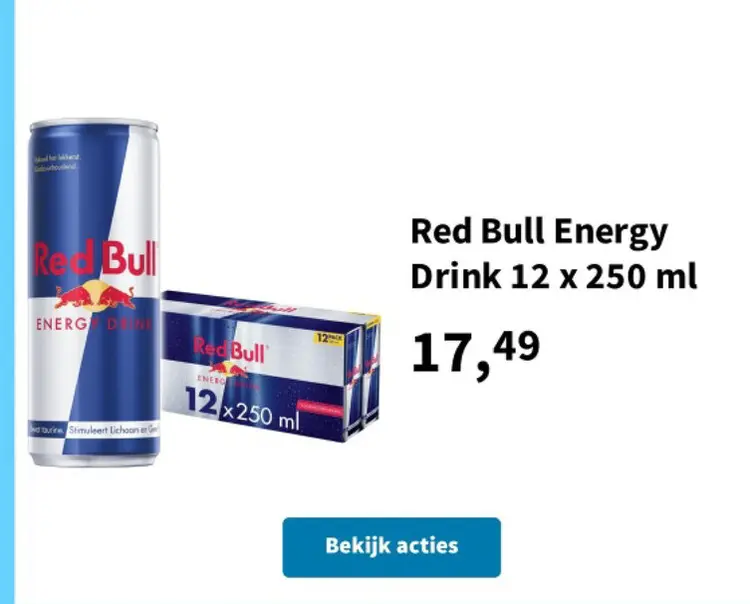 Aanbieding: Red Bull Energy Drink