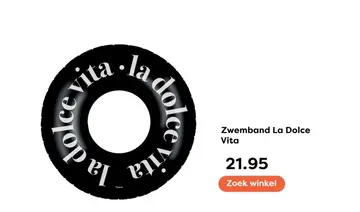 Aanbieding: Zwemband La Dolce Vita