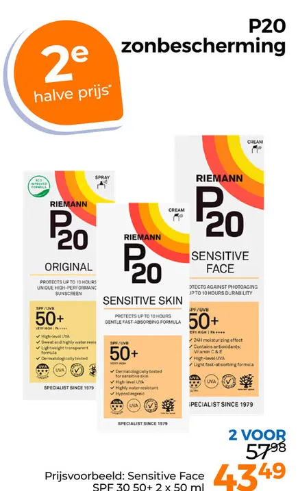 Aanbieding: P20 zonbescherming