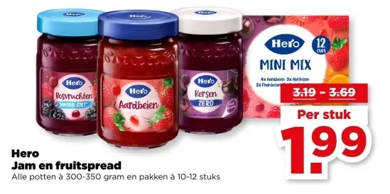 Jam en fruitspread