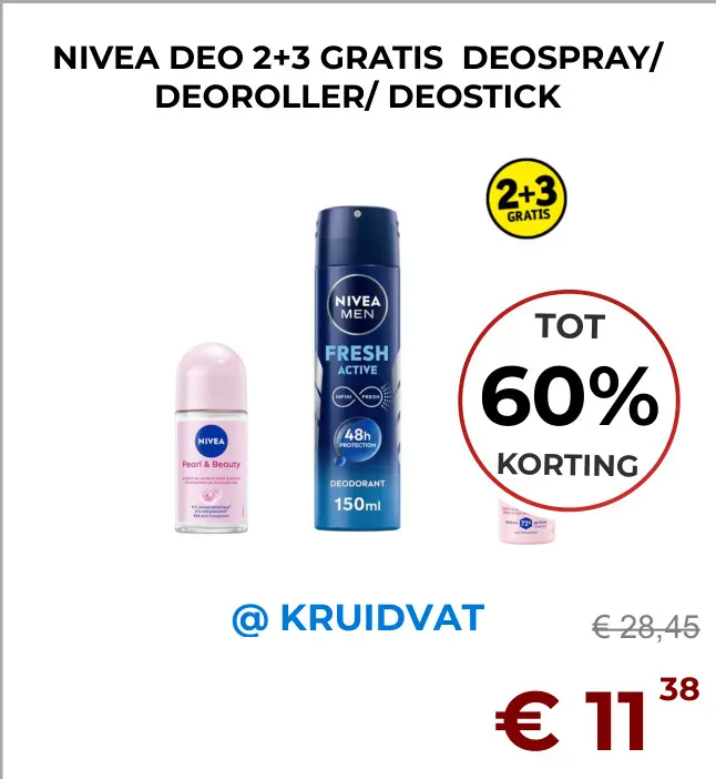 Aanbieding: Nivea deo