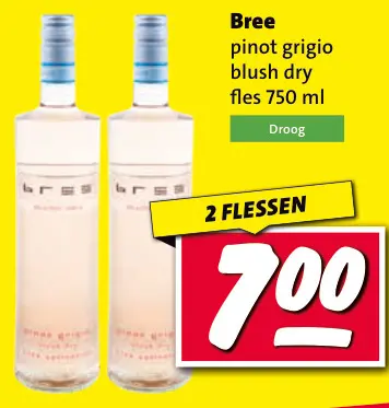 Aanbieding: pinot grigio blush dry