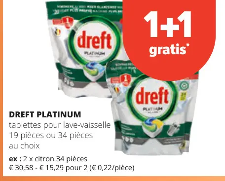 Offre: Dreft platinum