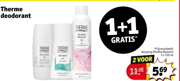 Aanbieding: deodorant