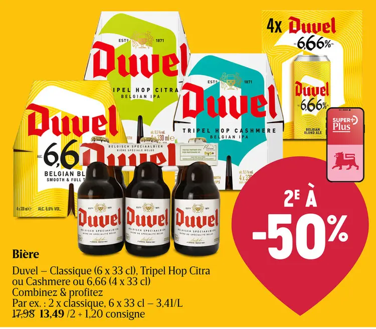 Offre: Bière Duvel
