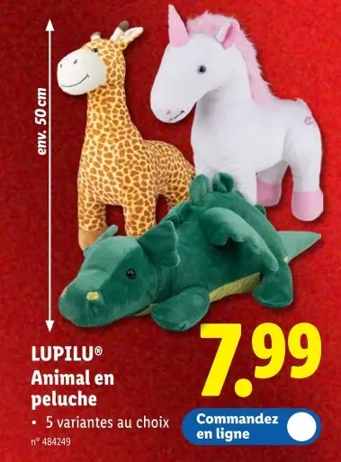 Offre: Animal en peluche