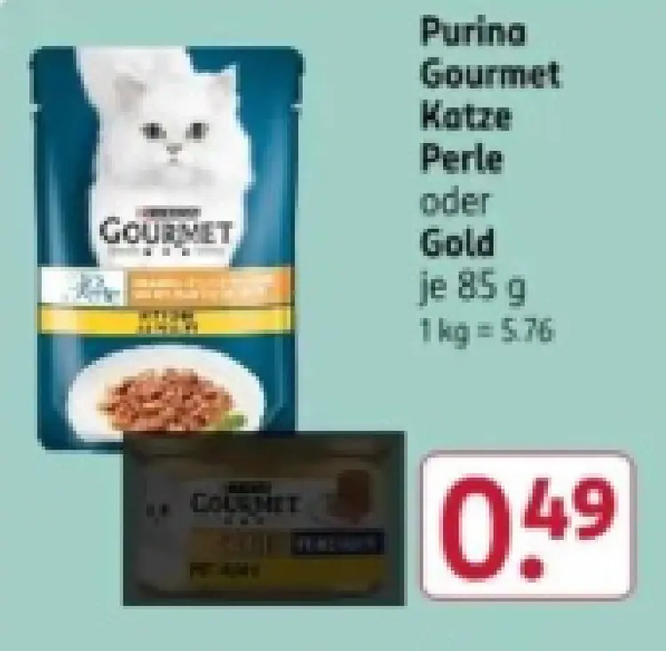 Aanbieding: Gourmet Katze Perle oder Gold