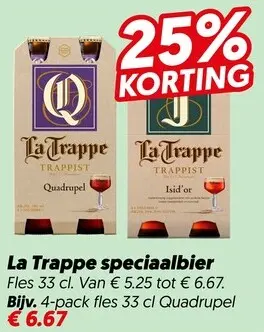 Aanbieding: La Trappe speciaalbier