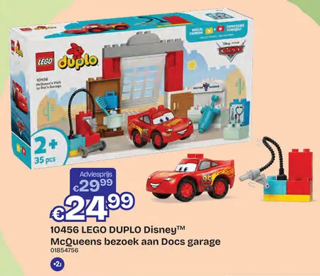 Aanbieding: 10456 LEGO McQueens bezoek aan Docs garage