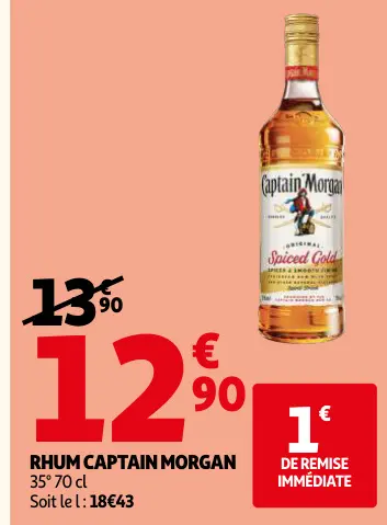 Offre: Rhum Captain Morgan