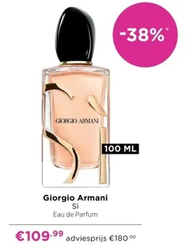 Aanbieding: Giorgio Armani Si