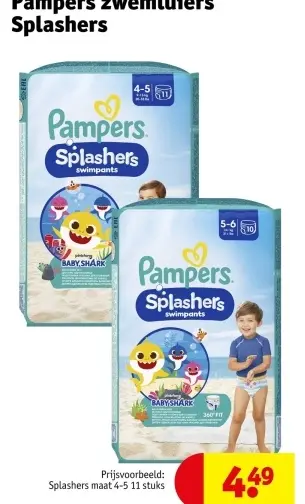 Promotie: Pampers Zwemluiers Splashers