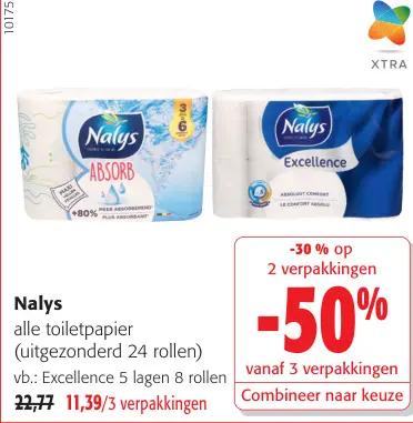 Promotie: toiletpapier