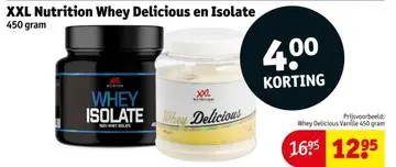 Aanbieding: XXL Nutrition Whey Delicious en Isolate