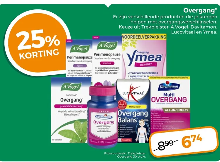 Aanbieding: Overgangsproducten
