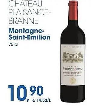 Promotie: Château Plaisance-Branne Montagne-Saint-Emilion