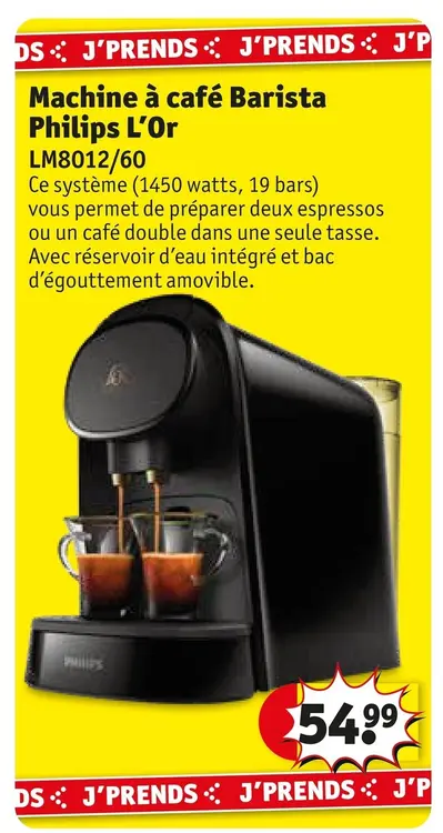 Offre: Machine à café Barista