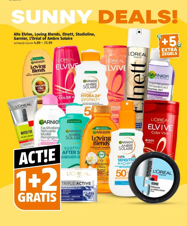 Aanbieding: Elvive, Loving Blends, Elnett, Studioline, Garnier en meer